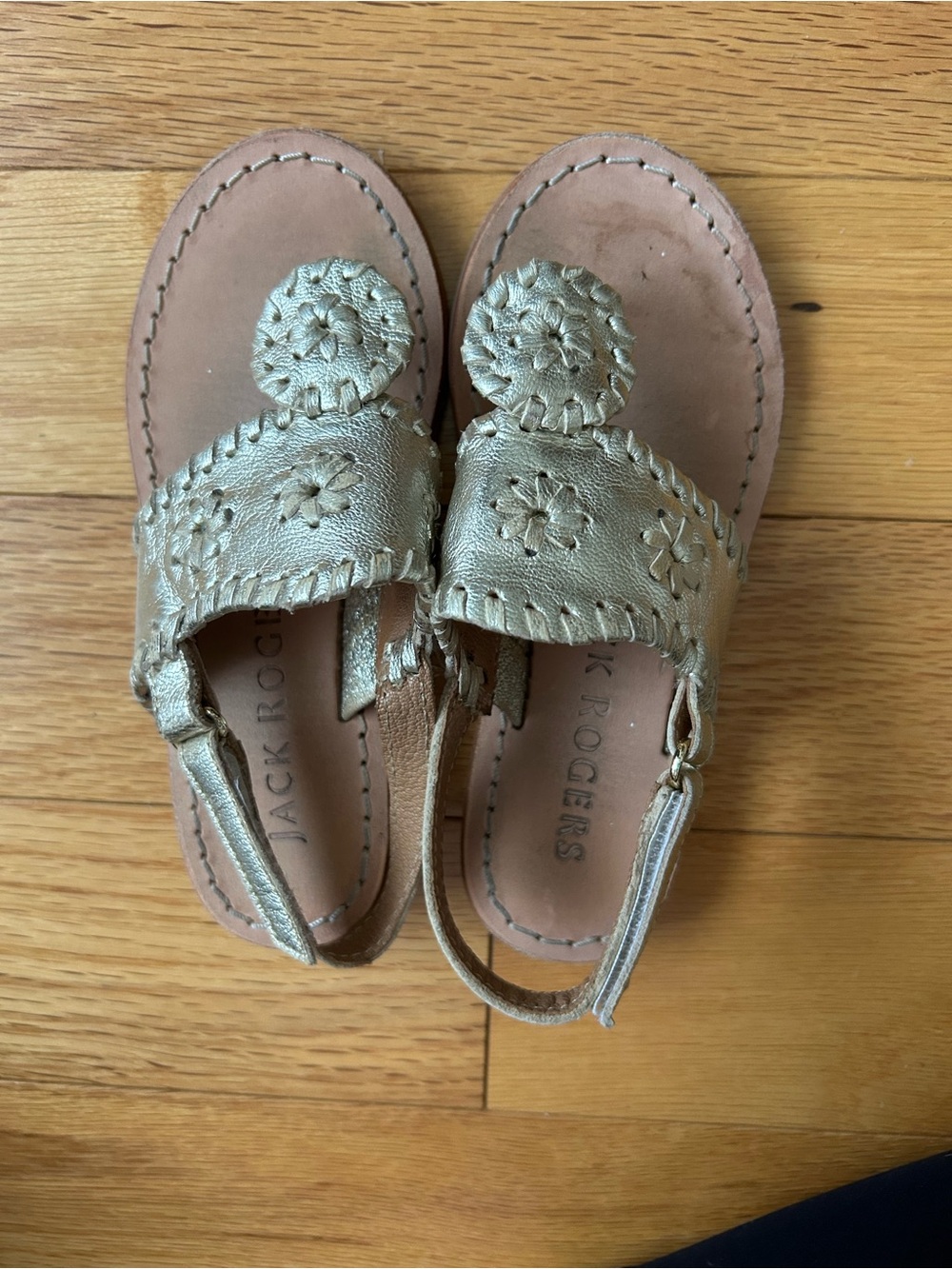 Jack Rogers toddler sandals.